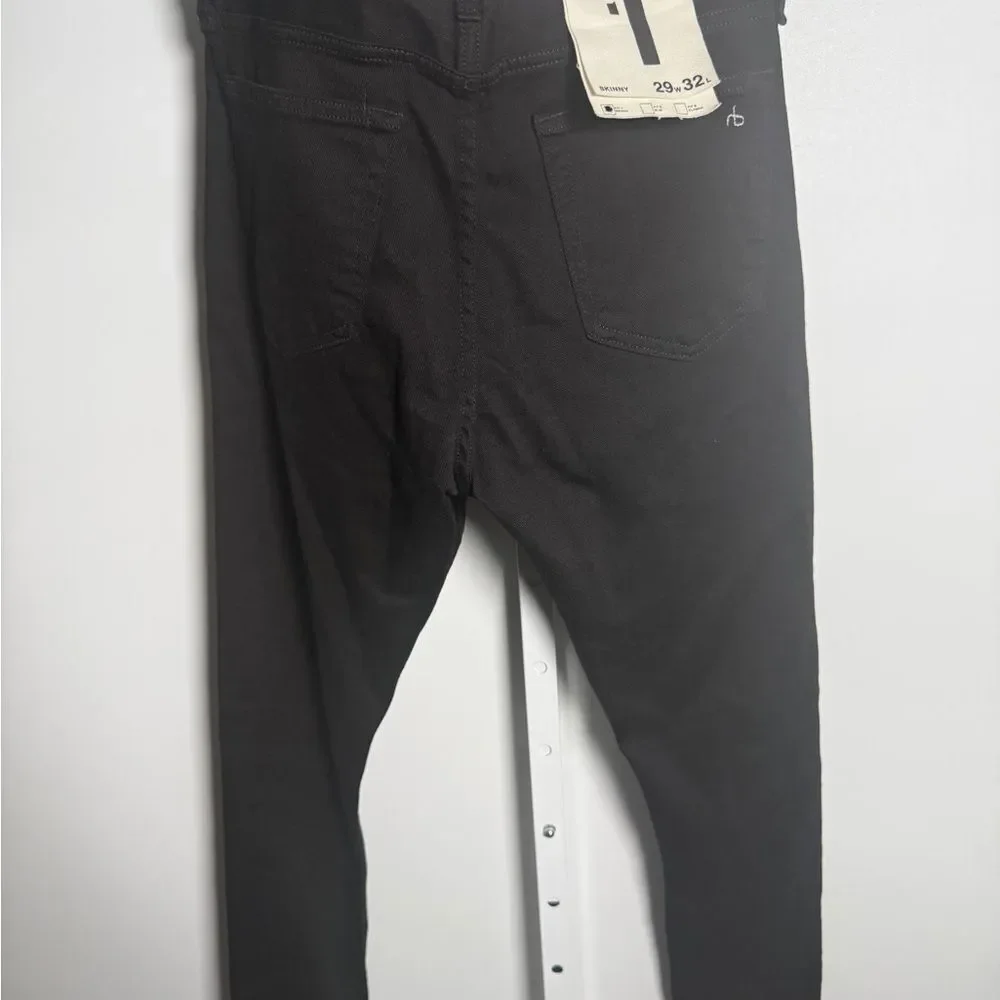 Rag & Bone Men’s Fit 1 Stretch Skinny Jeans Black 29x32 NWT